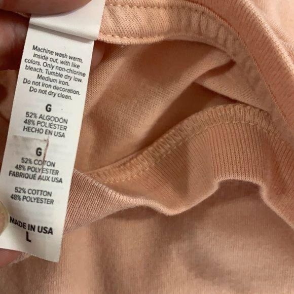 Bella‎ Canvas He Is Risen Peach Size Large Tee shirt - Picture 8 of 8